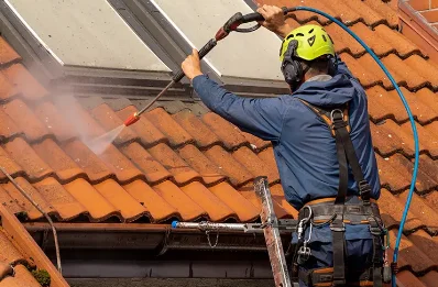 Démoussage et hydrofuge de toiture à Cernans